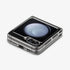 ACS06971 - Galaxy Z Flip 5 Case AirSkin Zero One showing the back with phone fully open